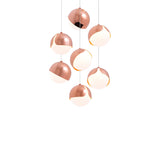 Ohm. 07 Chandelier: Polished Copper
