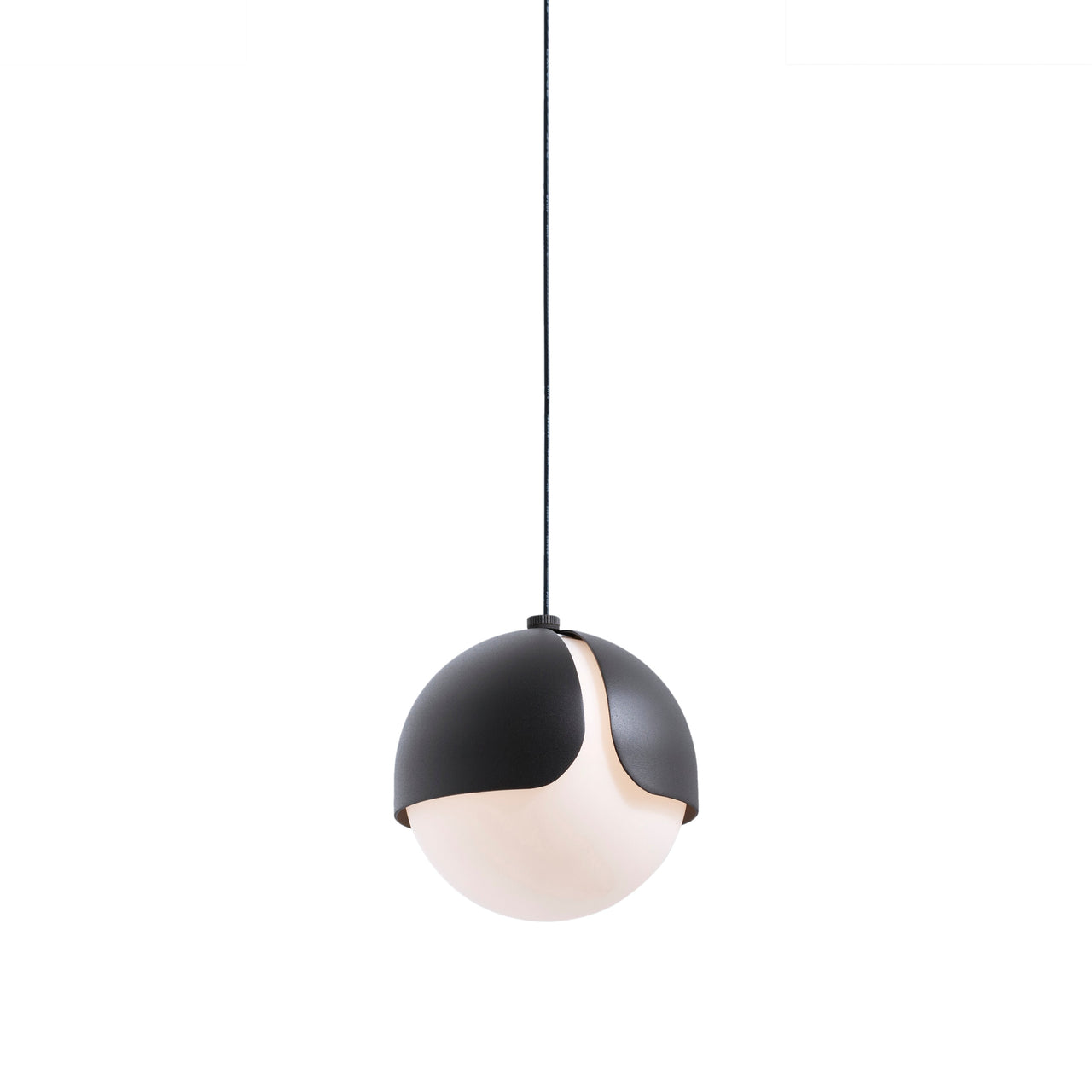Ohm. Single Pendant: Sandtex Black + Black