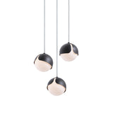 Ohm. 03 Chandelier: Sandtex Black + Black