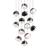 Ohm. 13 Chandelier: Sandtex Black