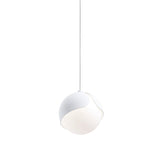 Ohm. Single Pendant: Sandtex White + White