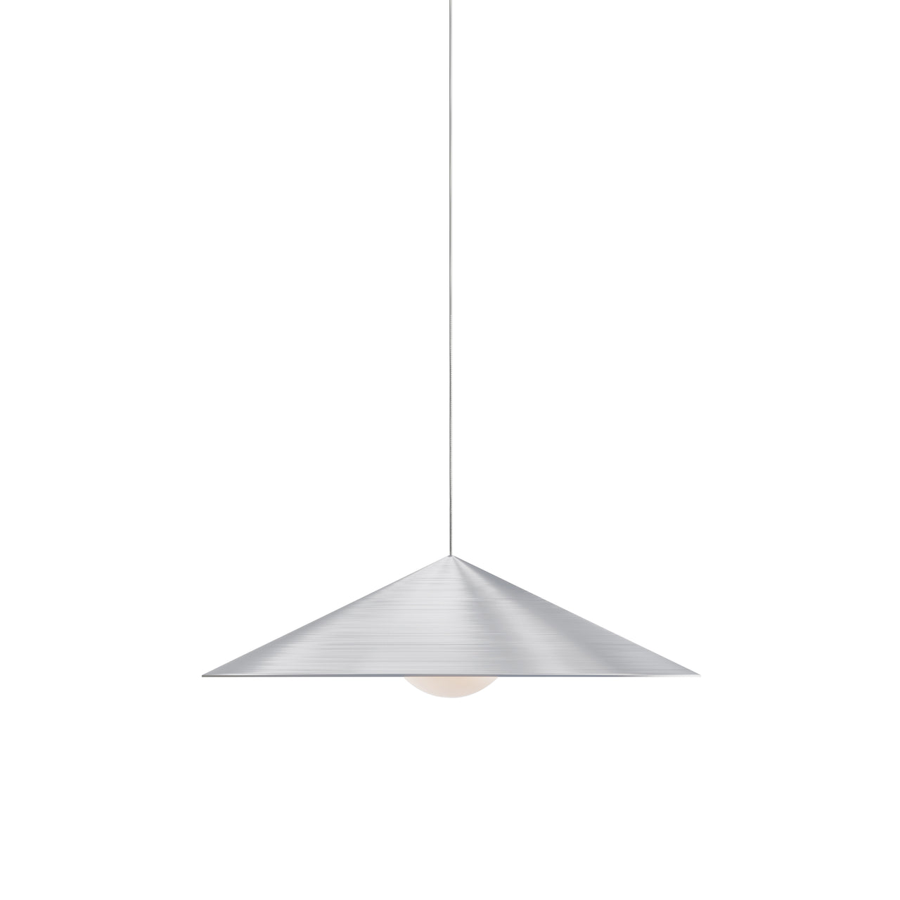 Wisp 120 Pendant: Brushed Aluminum