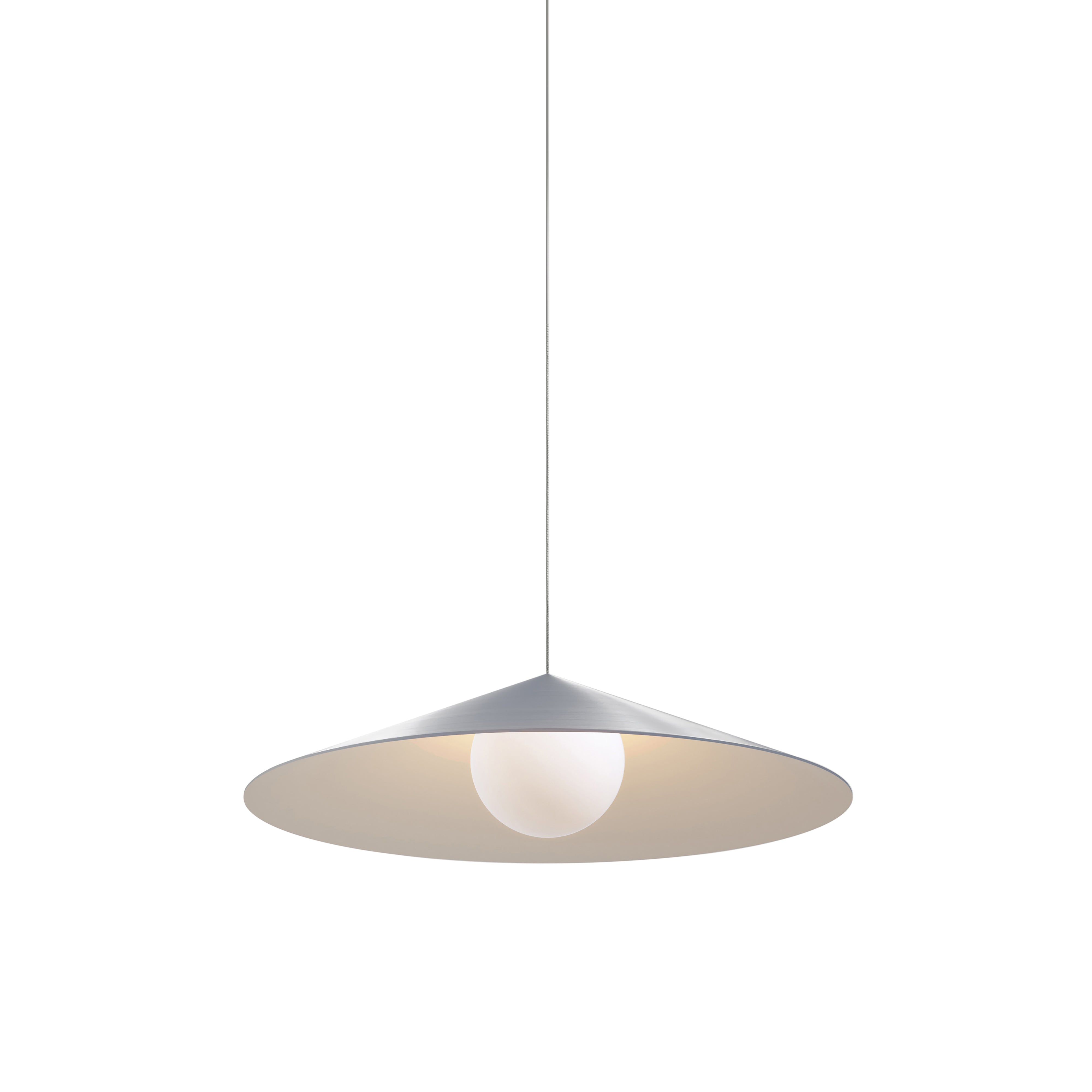 Wisp 120 Pendant: Brushed Aluminum