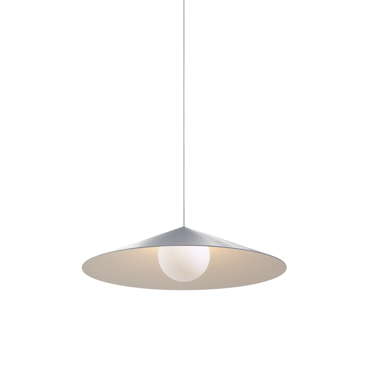 Wisp 120 Pendant: Brushed Aluminum
