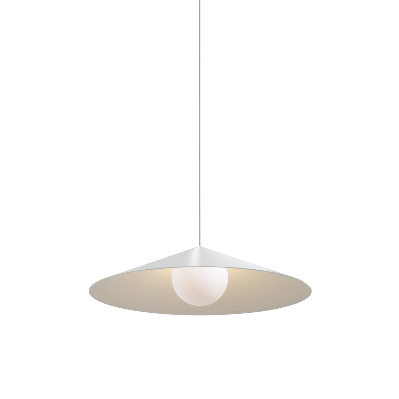 Wisp 120 Pendant: Matte White