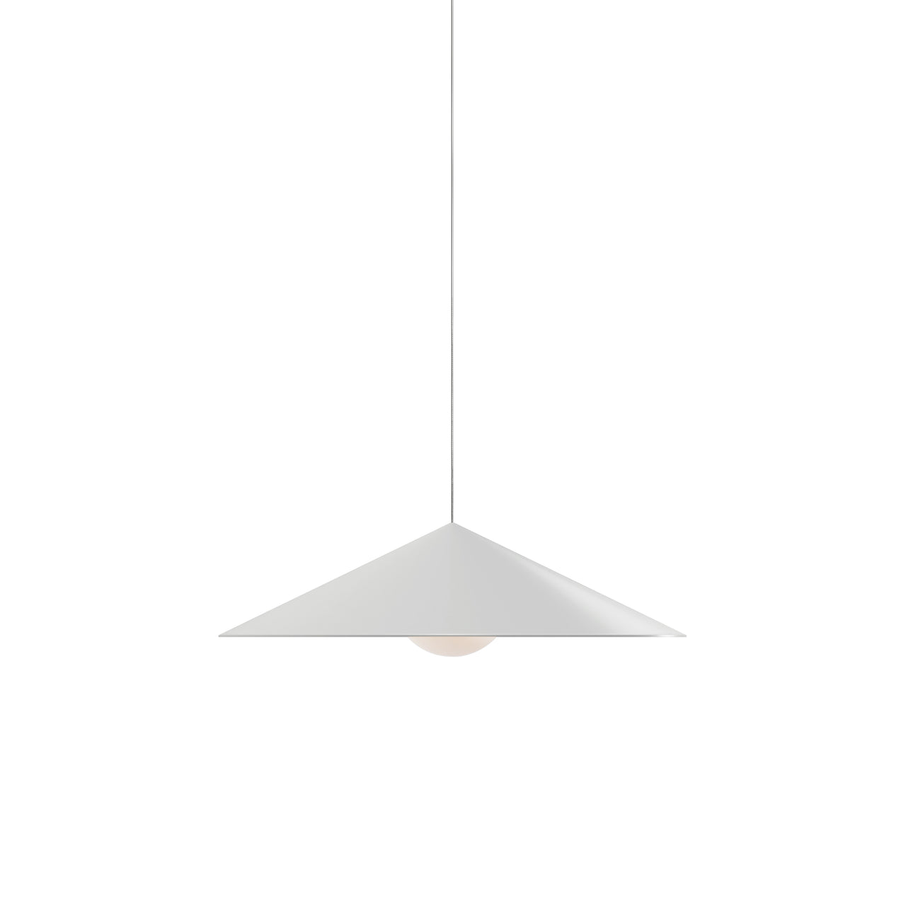 Wisp 120 Pendant: Matte White