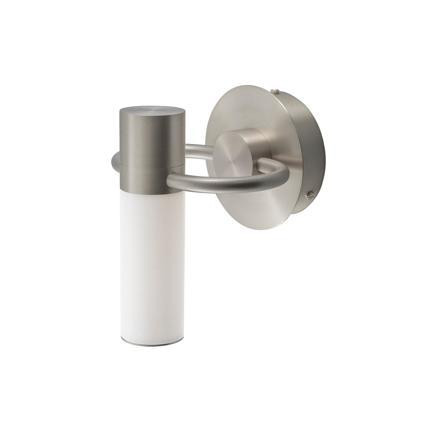 IP Storm Wall Light: Satin Nickel