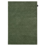 Classic Minimum Raised Pattern Rug: Large + Moss