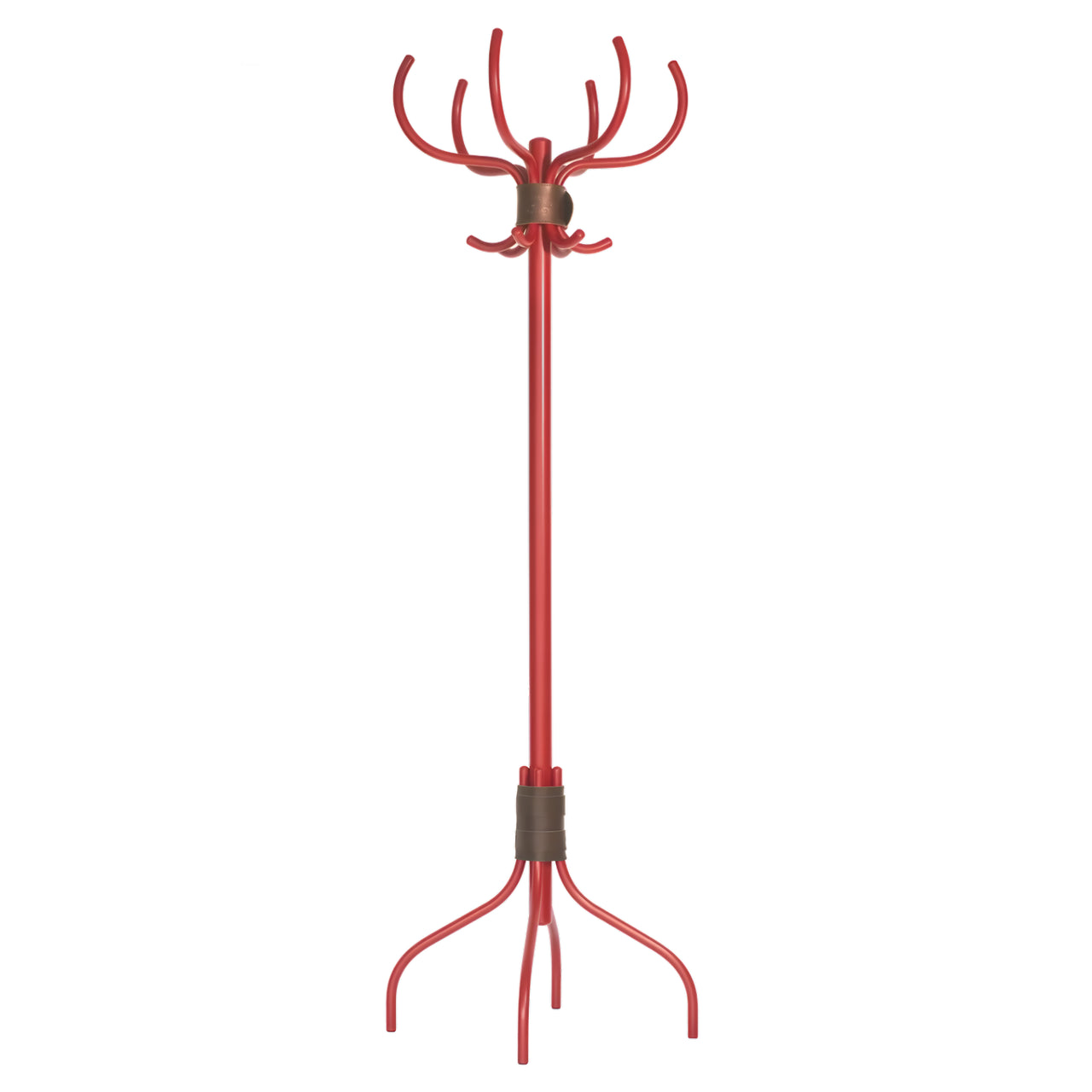 Babe Clothes Hanger: Red + Brown