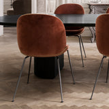 Beetle Dining Chair: Conic Base + Full Upholstery