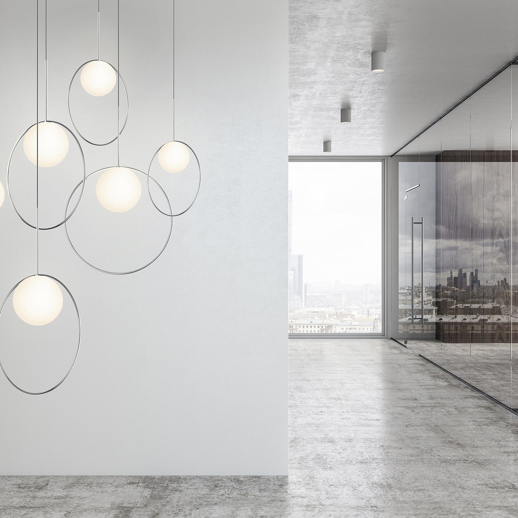 Bola Halo Pendant Light