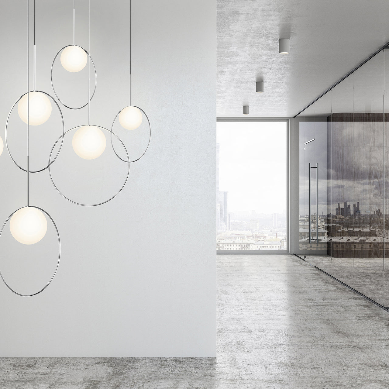 Bola Halo Pendant Light