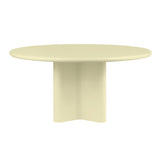 Bonbon Round Dining Table: Large + Lacquered Butter
