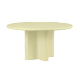 Bonbon Round Dining Table: Medium + Lacquered Butter