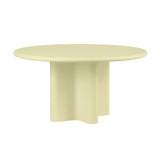 Bonbon Round Dining Table: Medium + Lacquered Butter