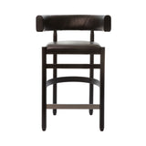 Botero Barstool: Black + Tarnsjo Leather Black