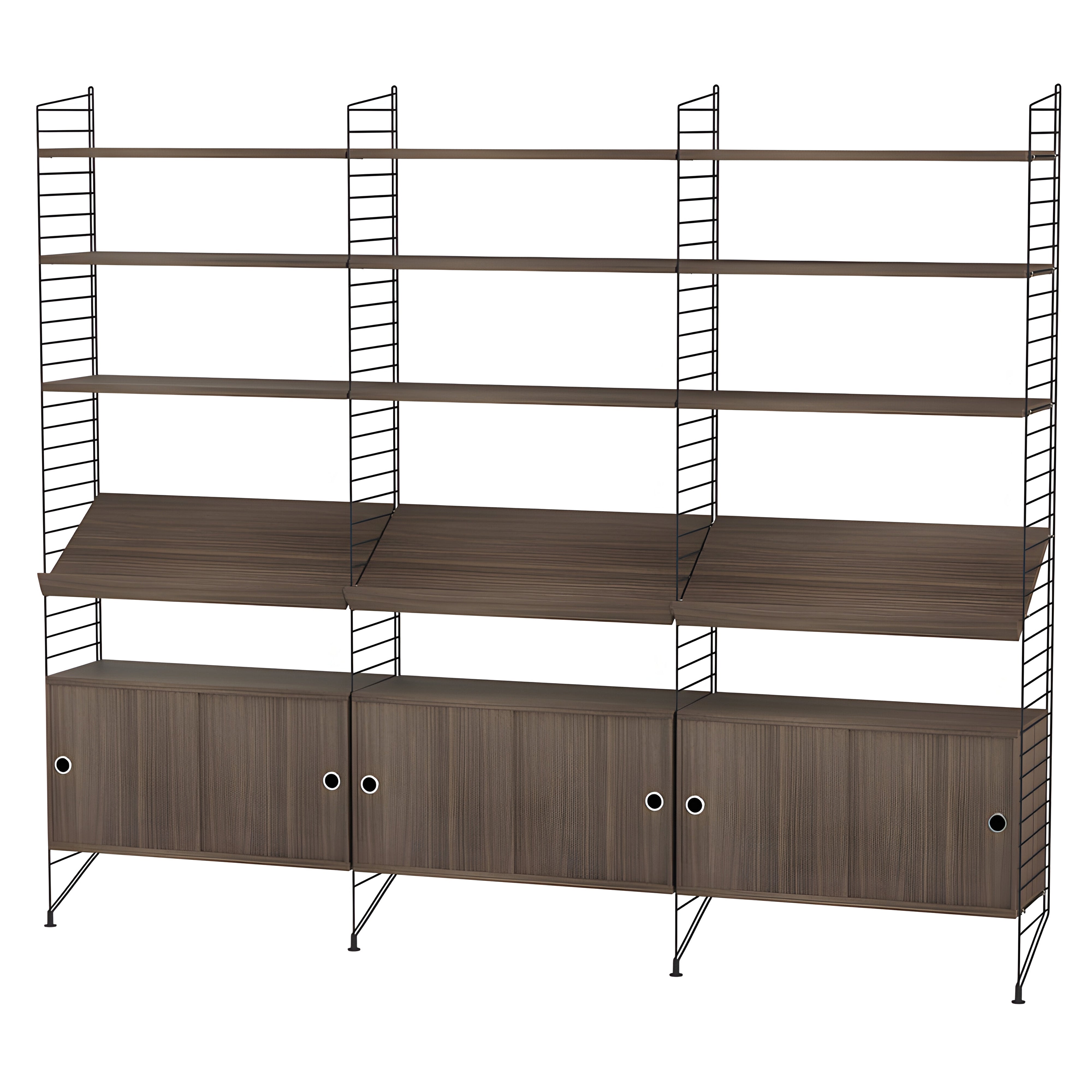 Bundle 15: Walnut + Black Panels