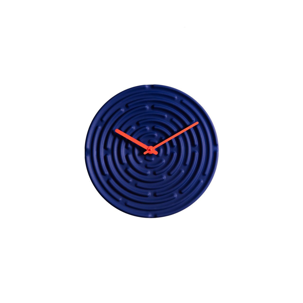 Minos Wall Clock: Horizon Blue + Orange