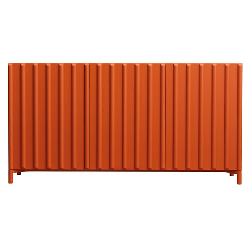 Containermid Cabinet: Large + Lacquered Brick