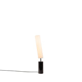Clopes 09 Floor Lamp: Low + Polished Graphite + Glossy Black