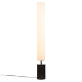 Clopes 14 Floor Lamp: High + Polished Graphite + Toasted Ash