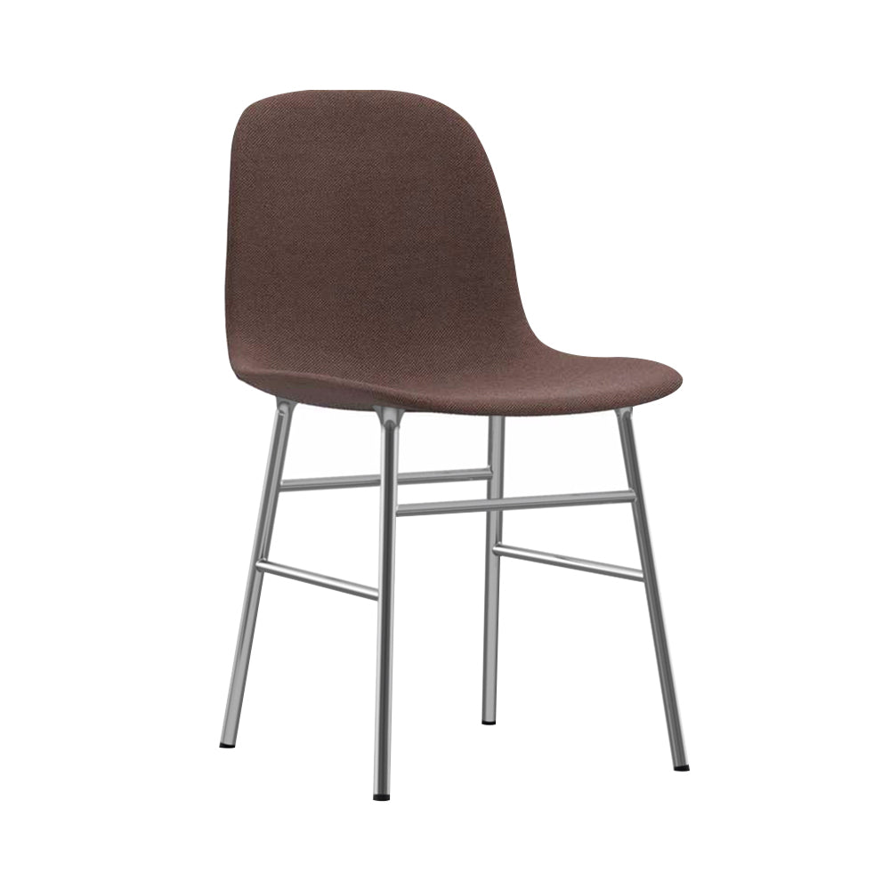 Form Chair: Chrome Base + Full Upholstered