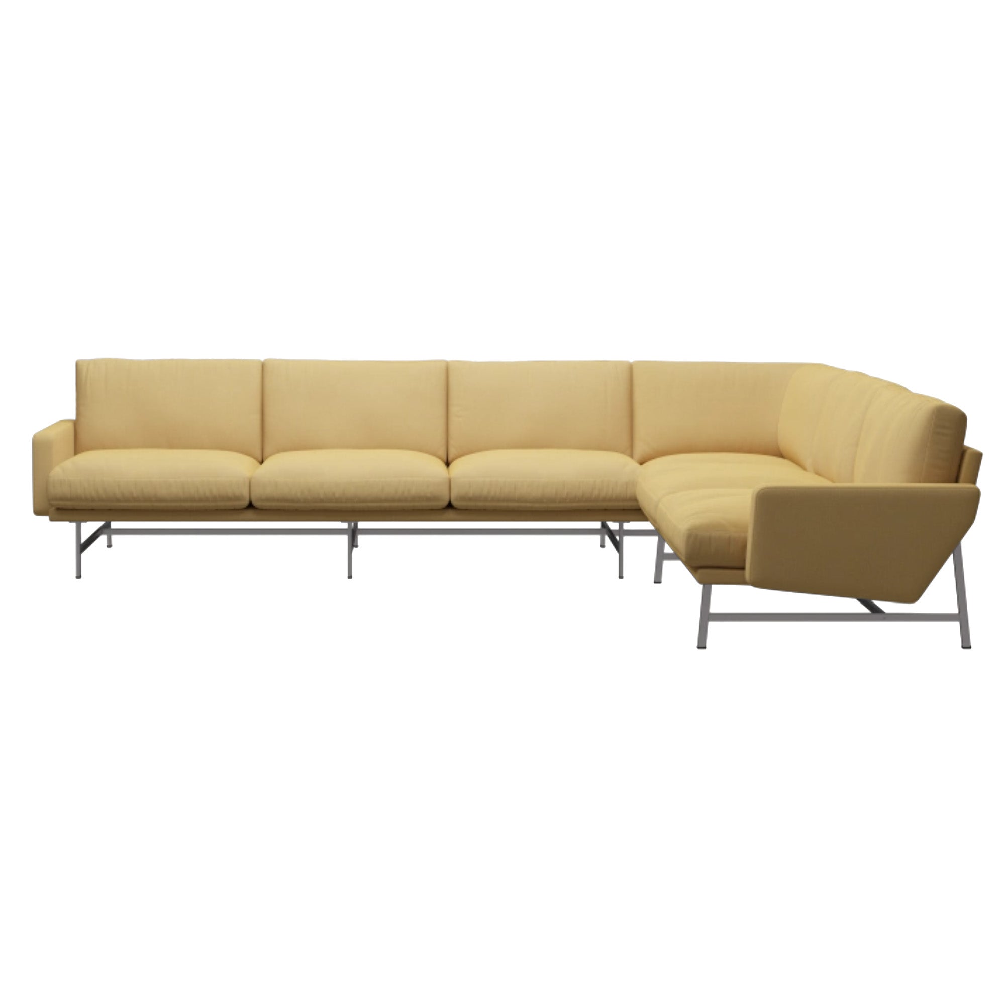 Lissoni 6 Seater Corner Sofa: Small - 125.2