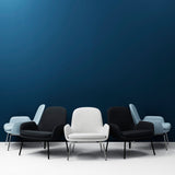 Era Lounge Chair: Low + Metal Base