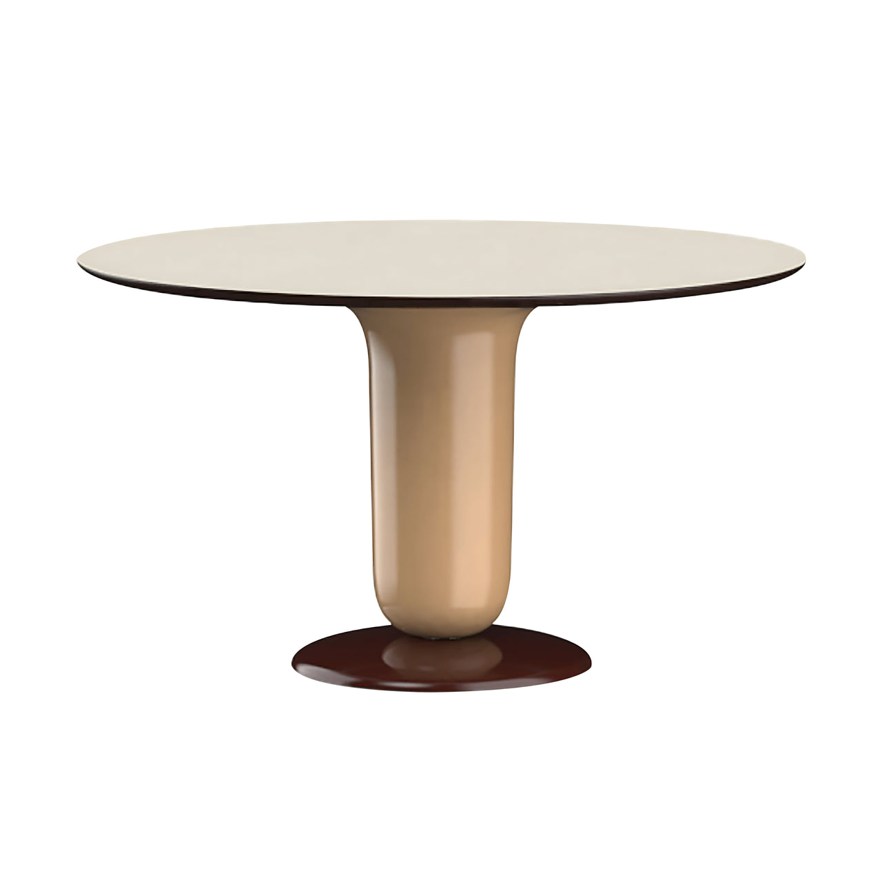 Explorer Dining Table: Round - Glass + Small - 47.2