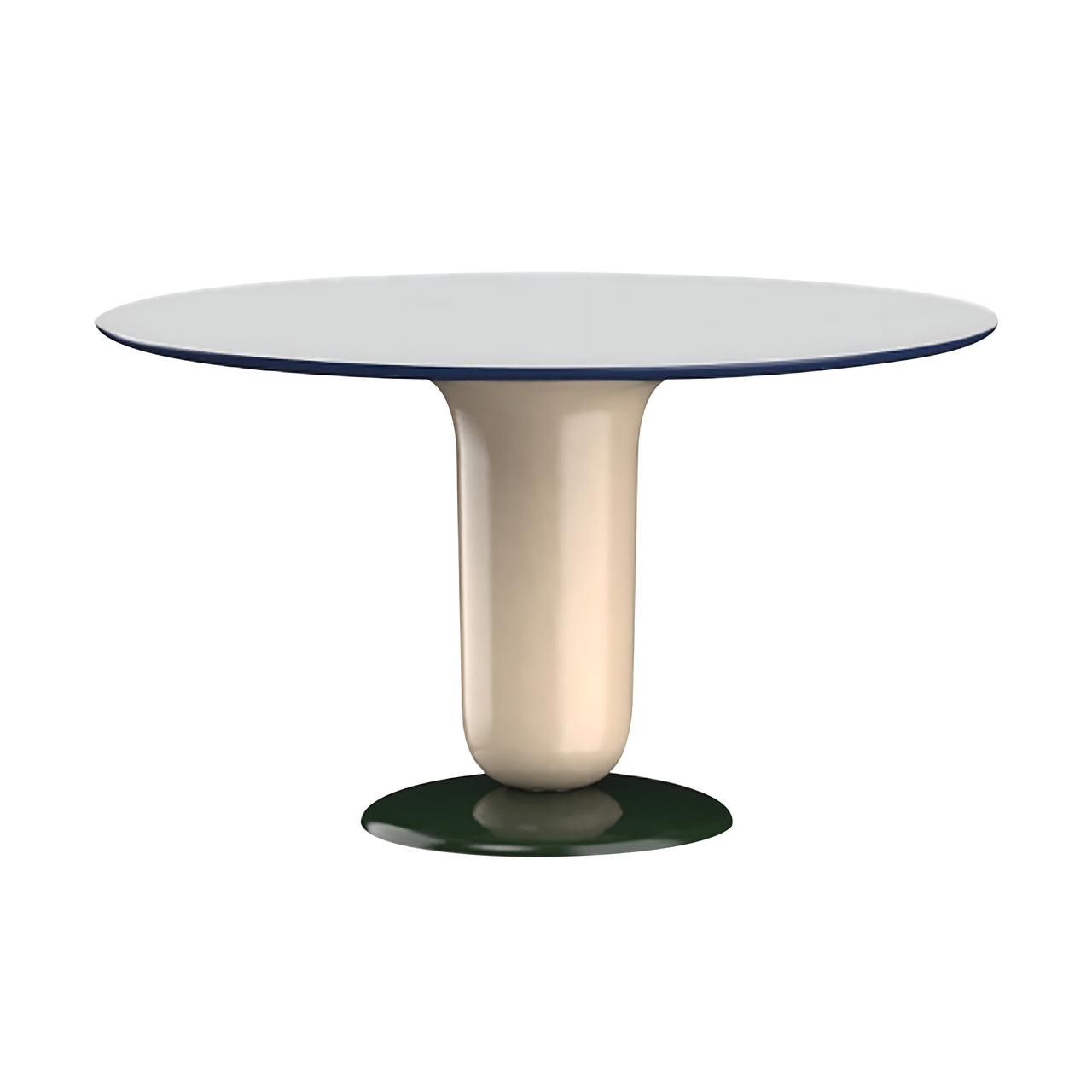 Explorer Dining Table: Round - Glass + Small - 47.2