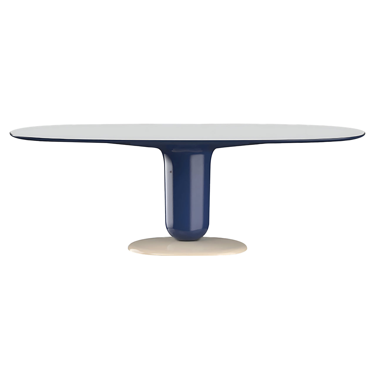 Explorer Oval Dining Table: Glass + Large - 86.6
