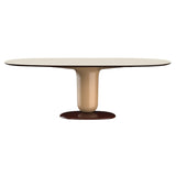 Explorer Oval Dining Table: Glass + Large - 86.6
