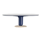 Explorer Oval Dining Table: Single Pedestal + 86.6