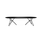 Tio Oval Coffee Table: Black