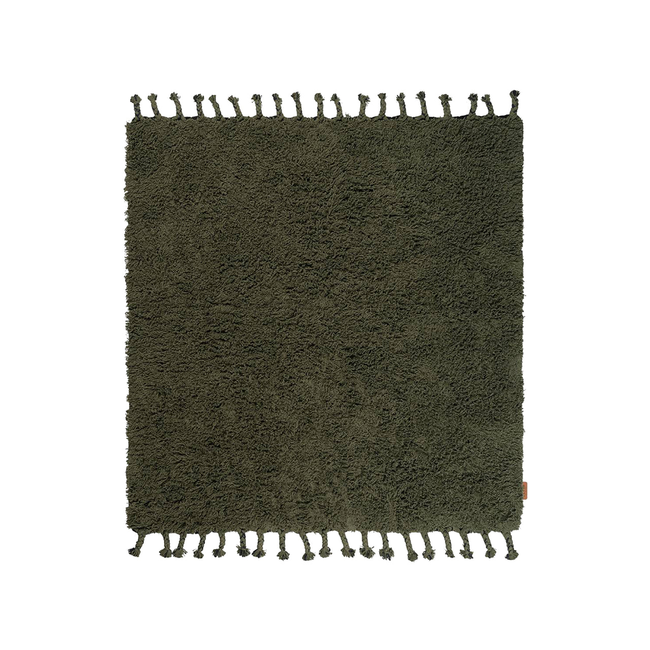 Amass Long Pile Rug: Olive