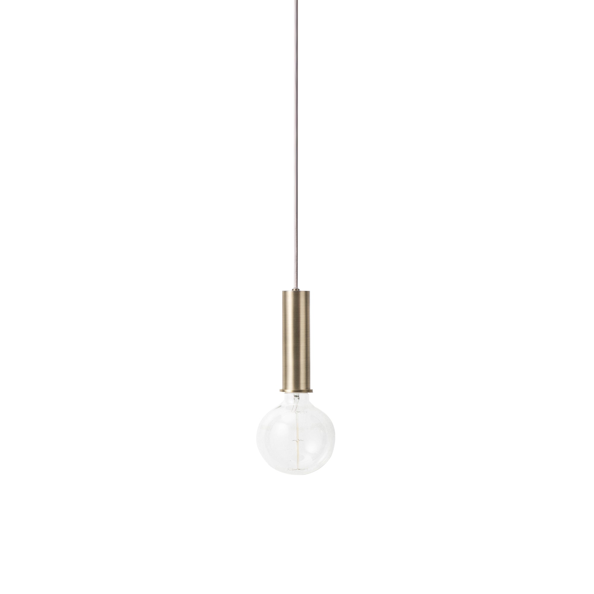 Collect Lighting: Pendant + High + Brass