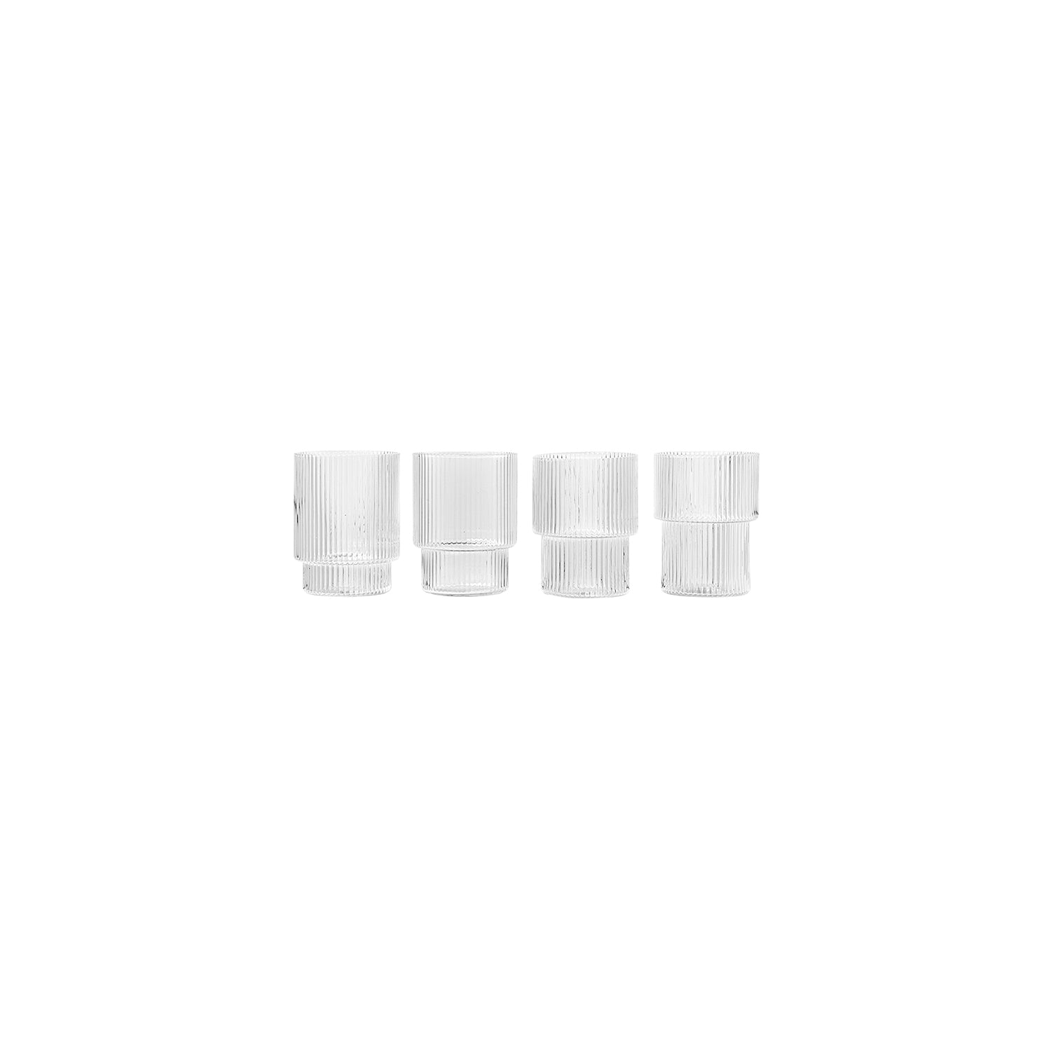 Ripple Glasses: Set of 4