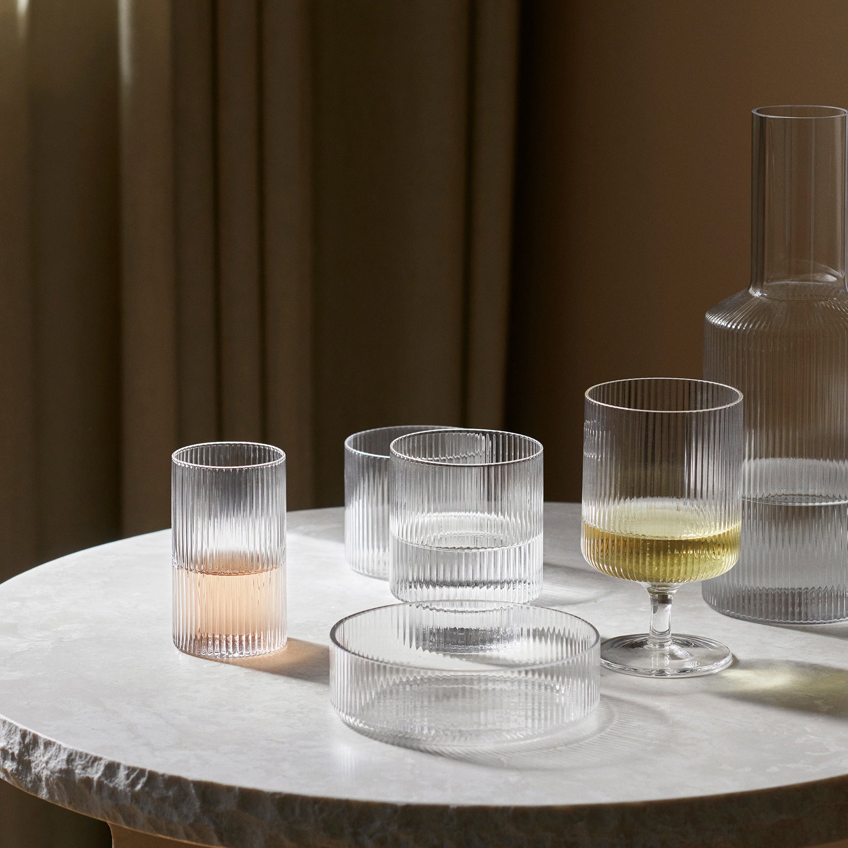 Ripple Glasses: Set of 4