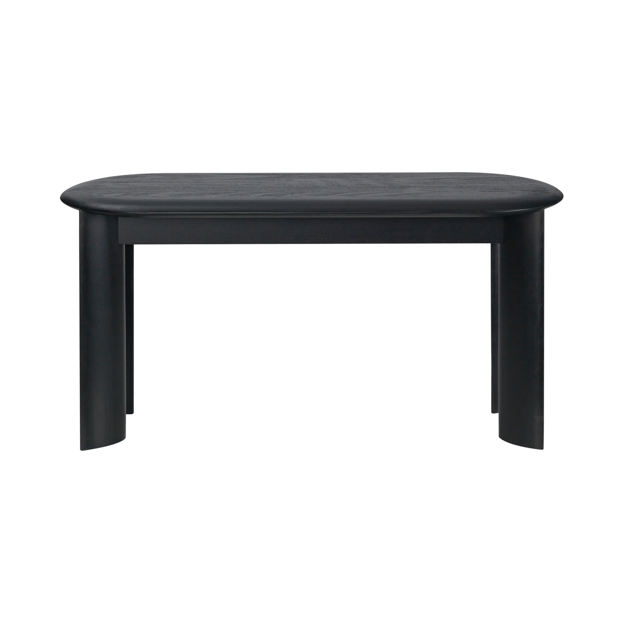 Bevel Bench: Black Oiled Beech