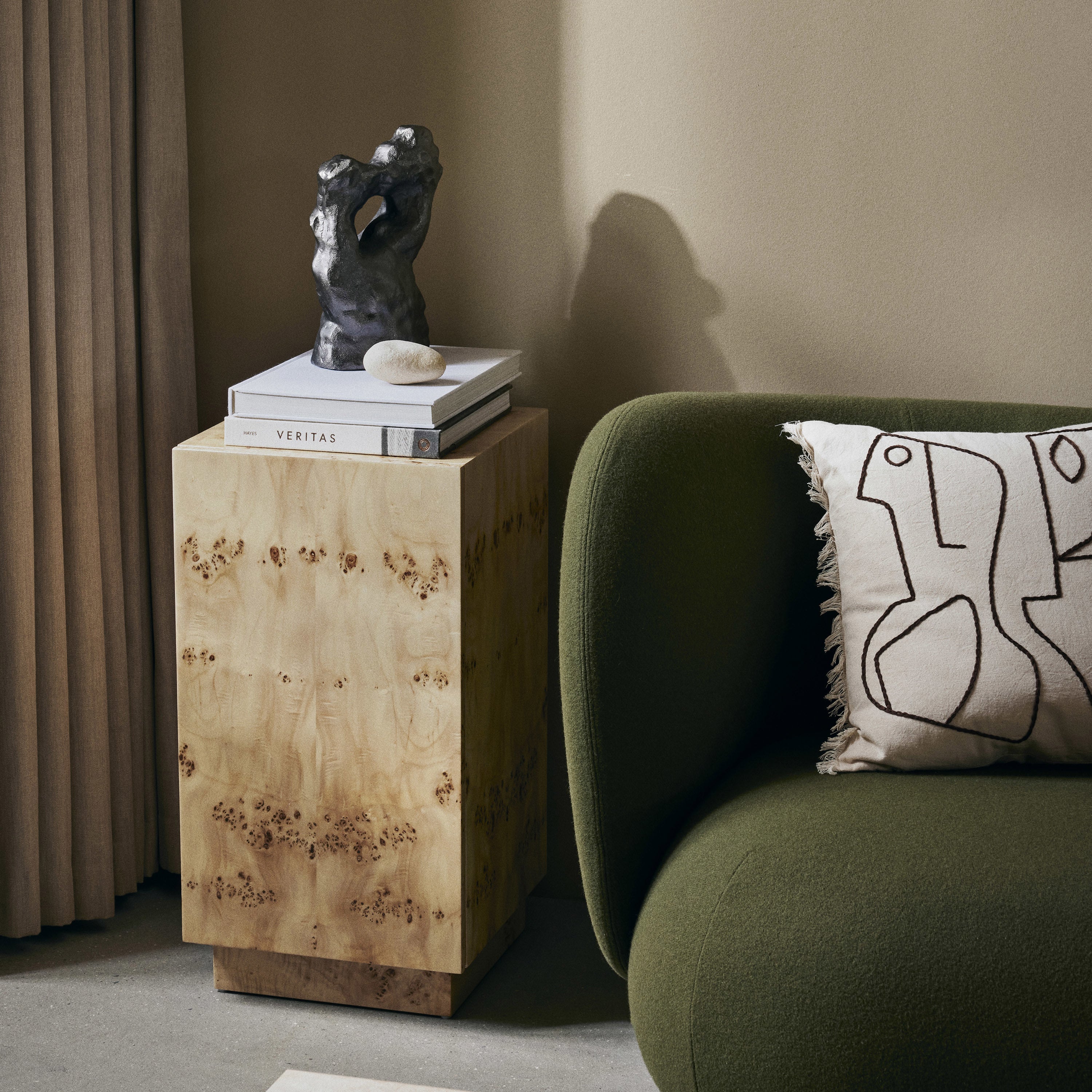 Burl Side Table