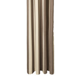 Chambray Shower Curtain: Carob Brown + Parchment