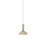 Collect Lighting: Cashmere + High + Hoop + Black Brass