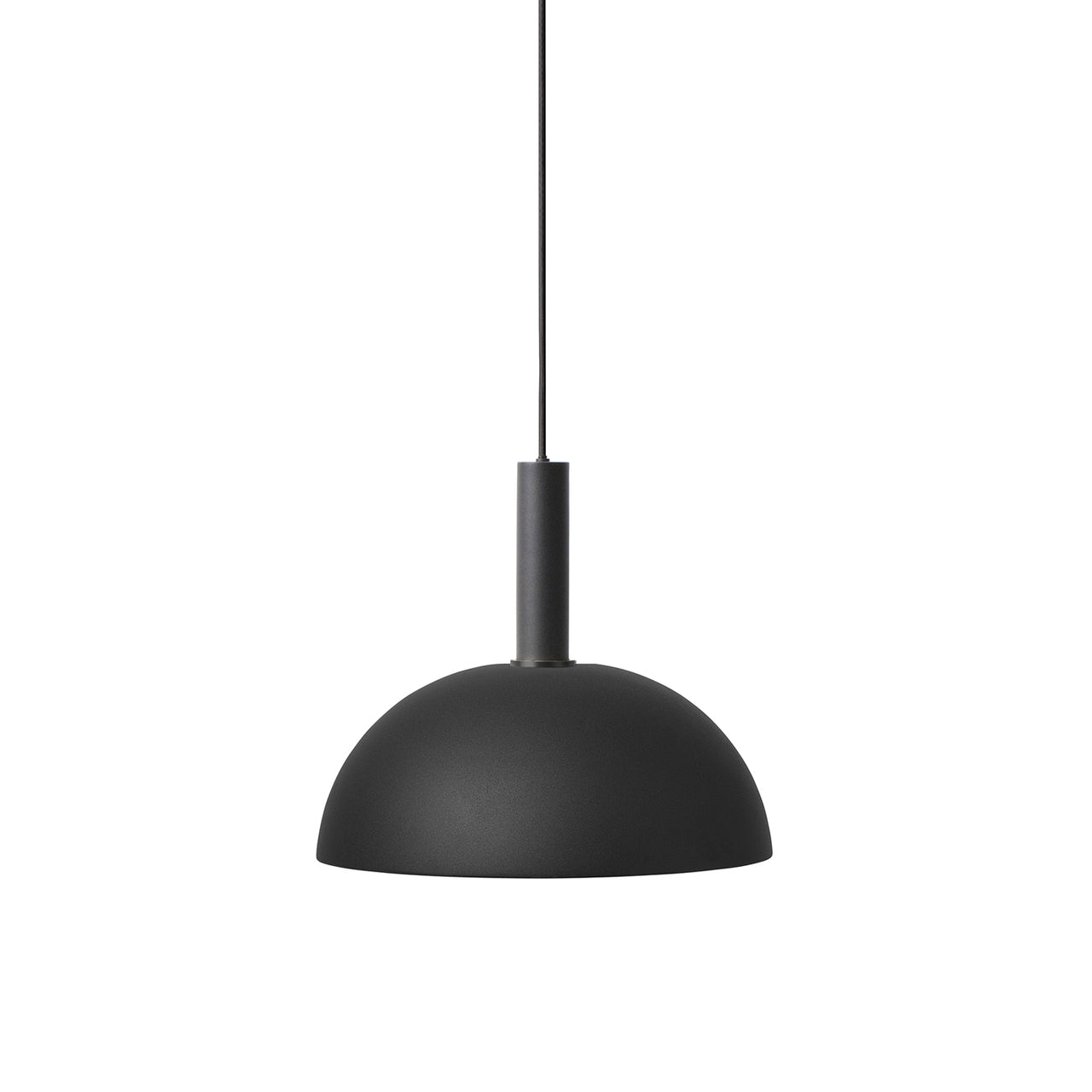 Collect Lighting: Black + High + Dome + Black Brass