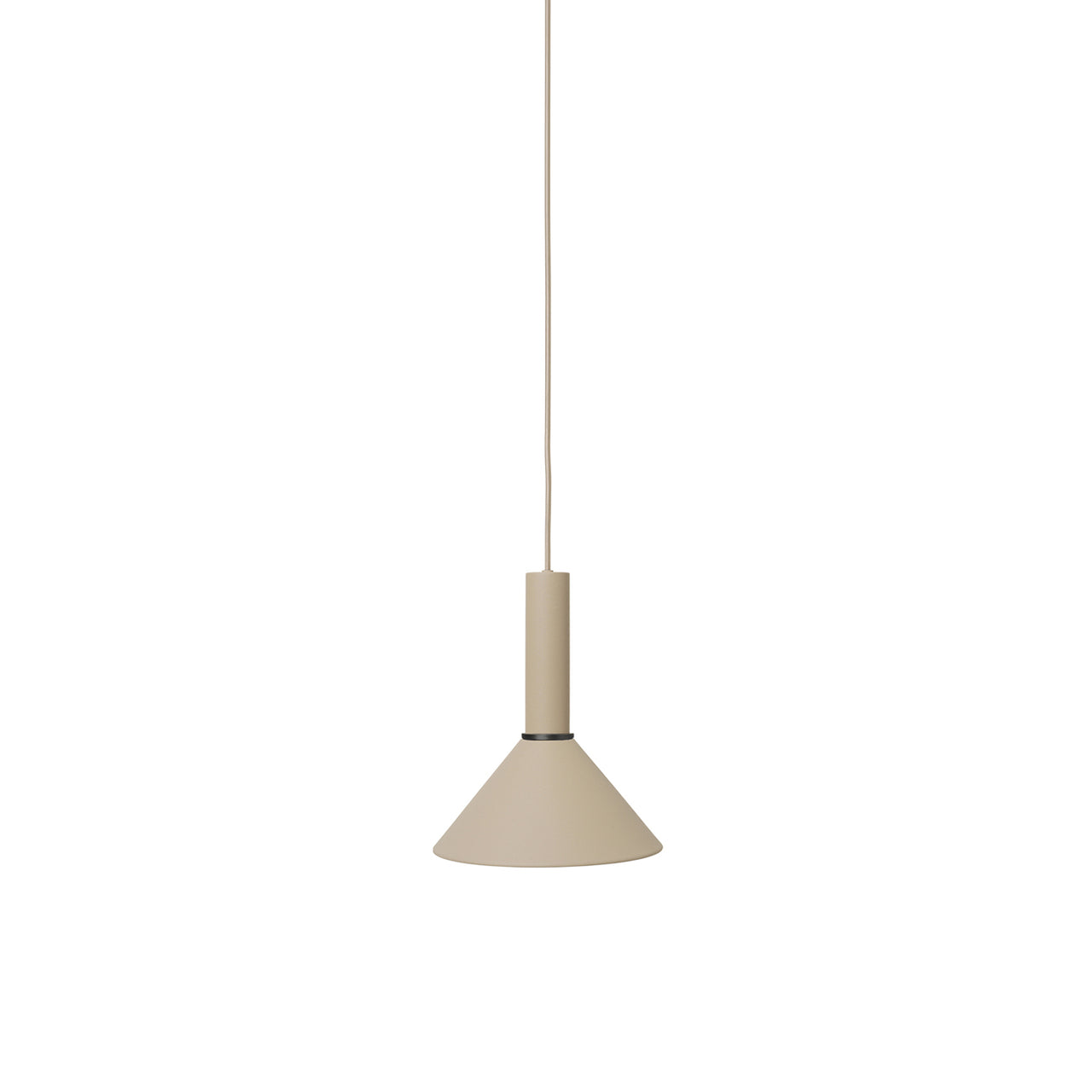 Collect Lighting: Cashmere + High + Cone + Black Brass