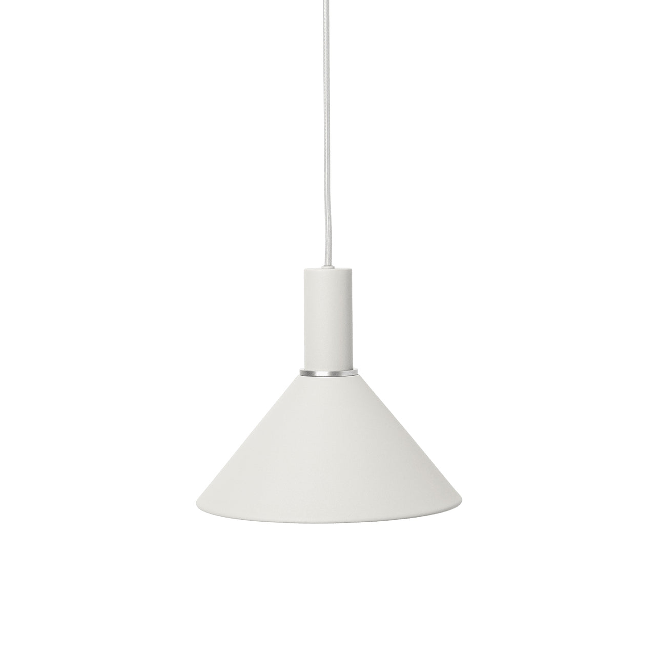 Collect Lighting: White + HIgh + Cone + Chrome