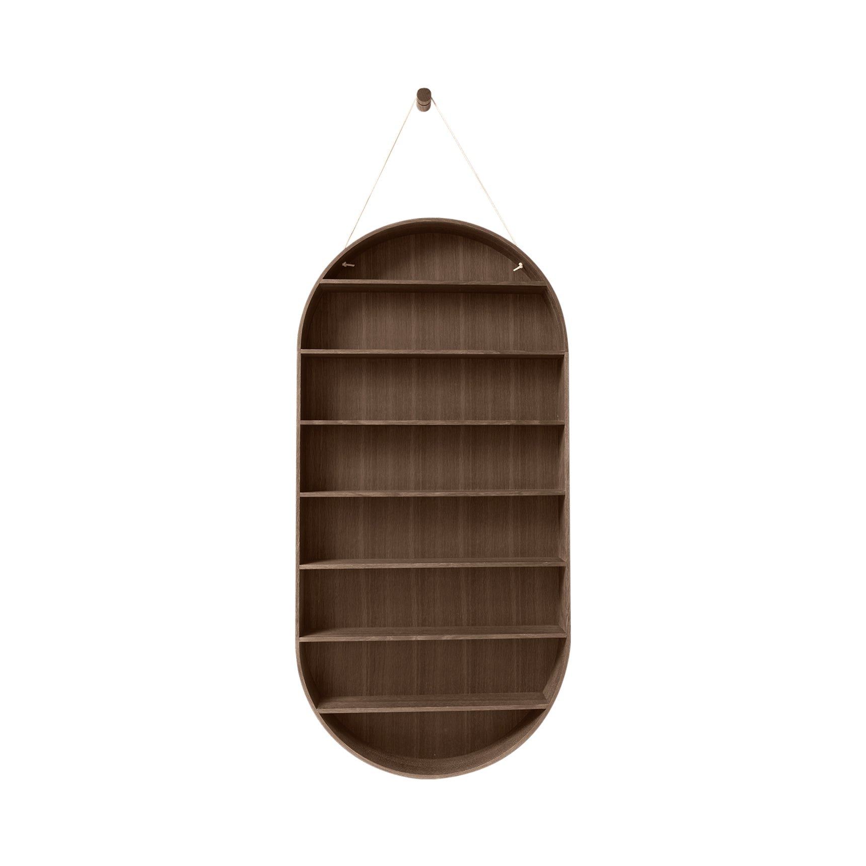 Oval Dorm: Smoked Oak