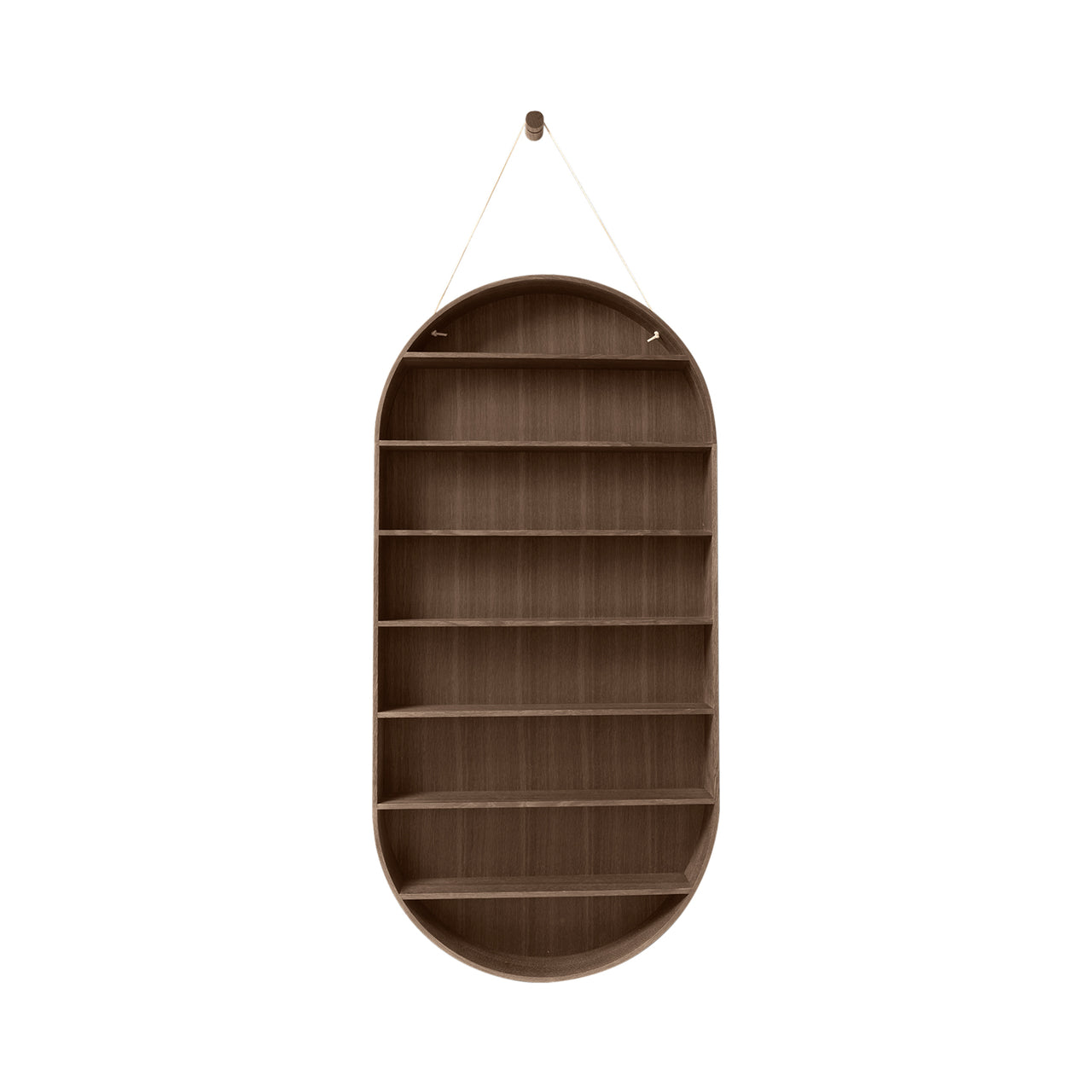 Oval Dorm: Smoked Oak