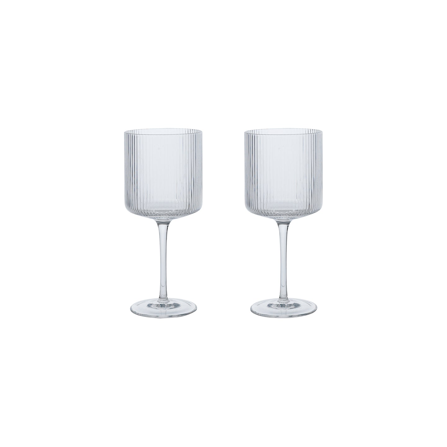 Ripple Red Wine Glasses: Set of 2
