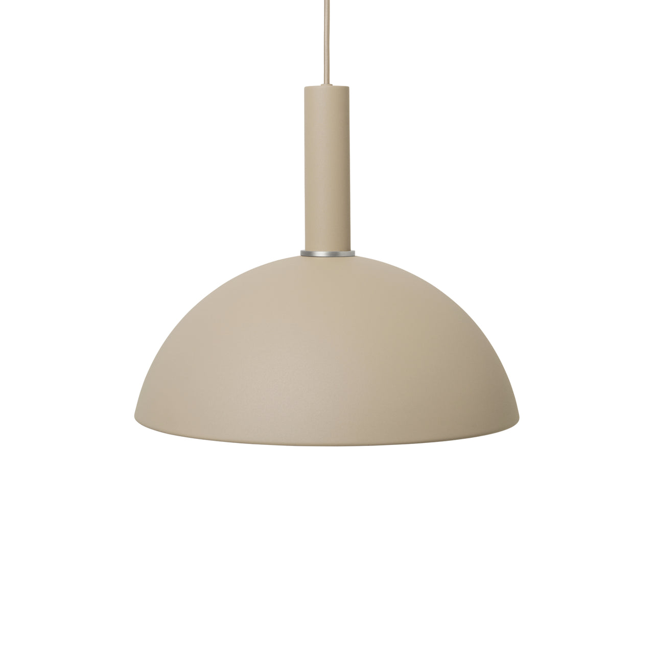 Collect Lighting: Cashmere + Low + Dome + Chrome