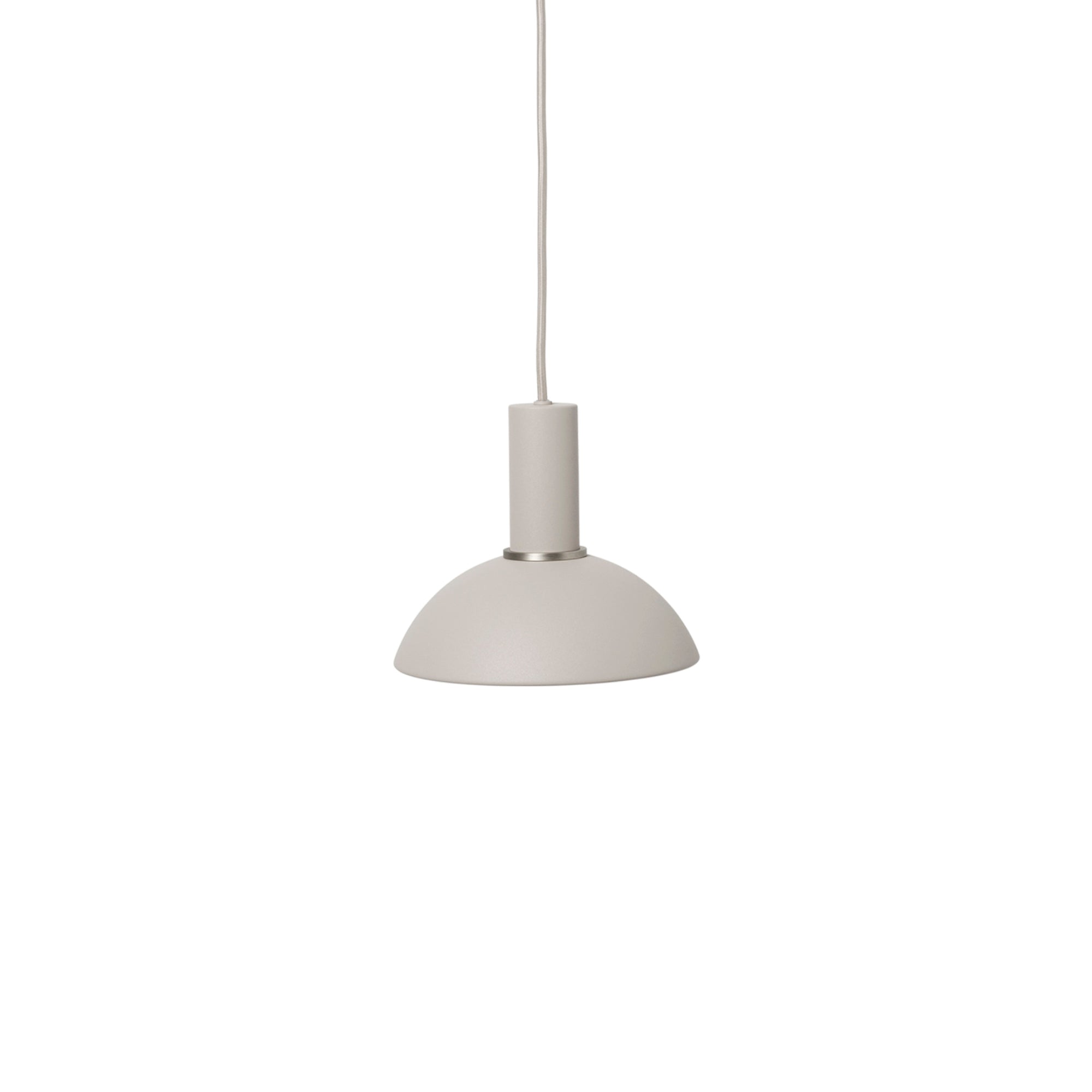 Collect Lighting: Light Grey + Low + Hoop + Chrome